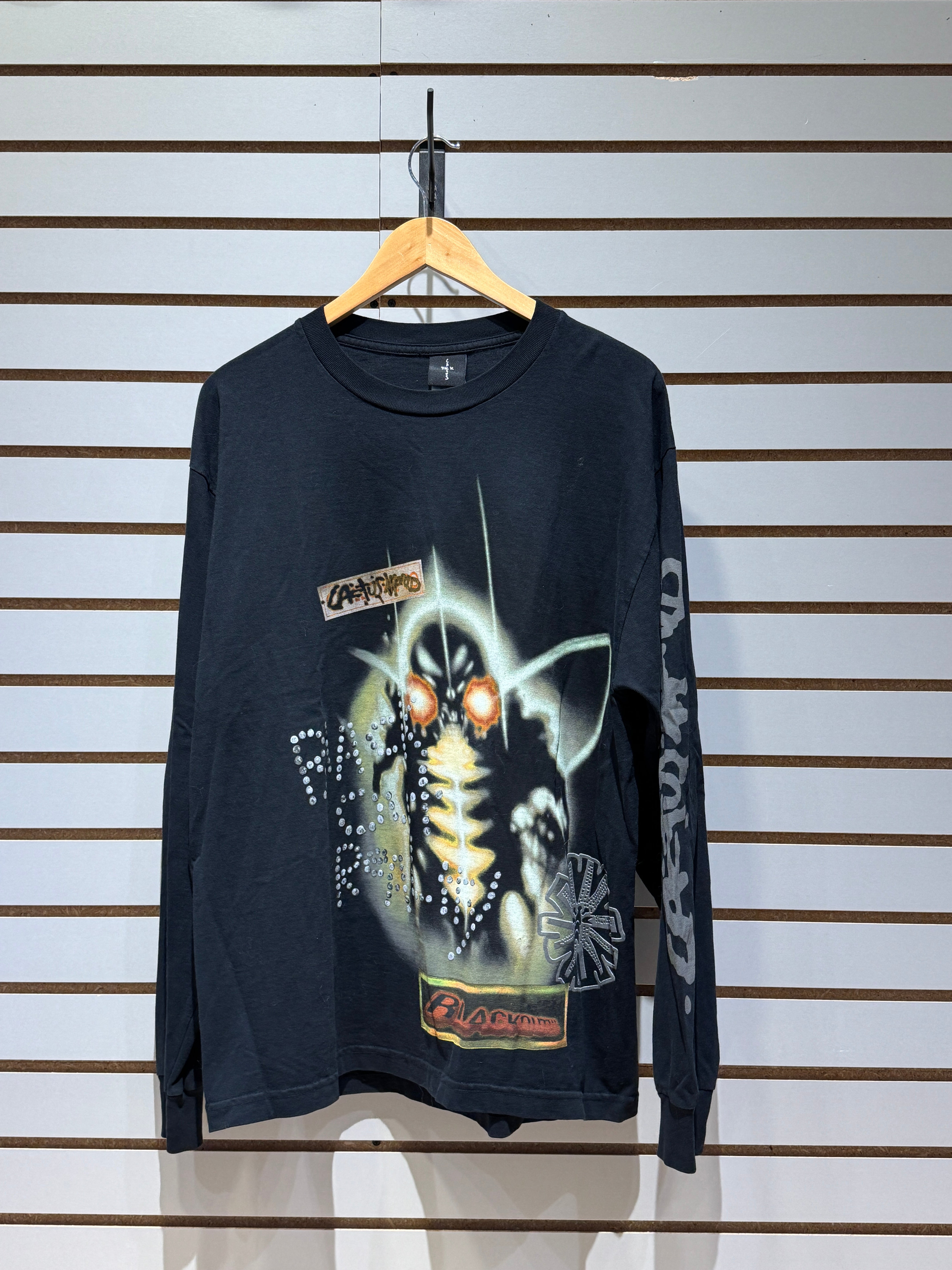 Travis Scott Beetle Jack Long Sleeve Tee Black Sz L – Sneak City