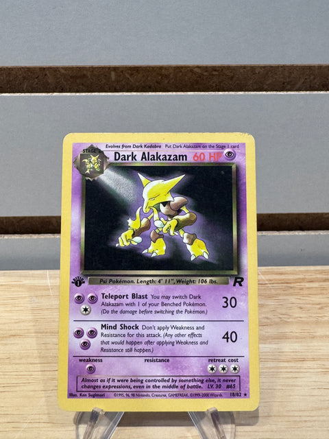 Dark Alakazam (18) - Pokemon Team Rocket (TR)