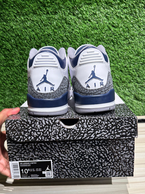 Jordan 3 Retro Midnight Navy Sz 10.5