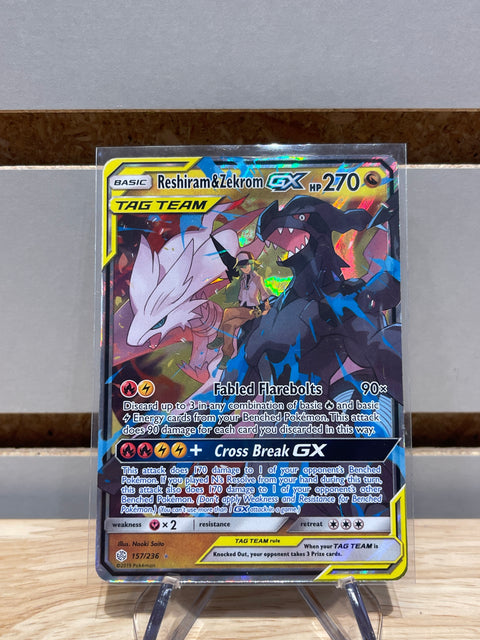 Reshiram & Zekrom GX - SM - Pokemon Cosmic Eclipse (SM12)