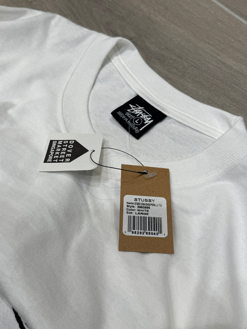 NWT Stussy x Dover Street Market Singapore Tee White
