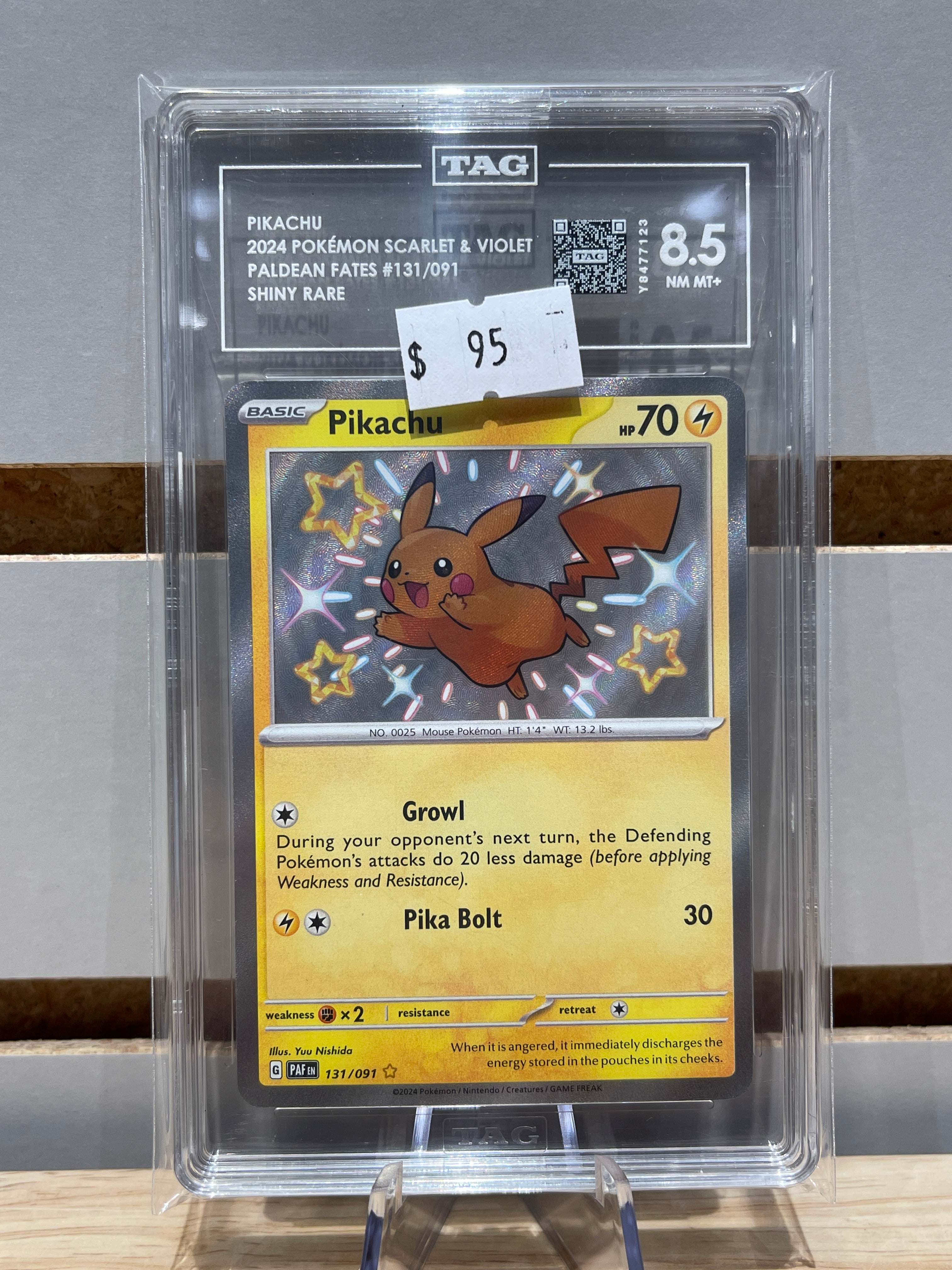 pokemon scarlet and violet pikachu card 2024 POKÉMON & PALDEAN FATES #131/091 SHINY RAR – Sneak City Temporal Forces Miraidon McDonald's 2025 Pokemon Bulk Discount:50 License_Pokemon