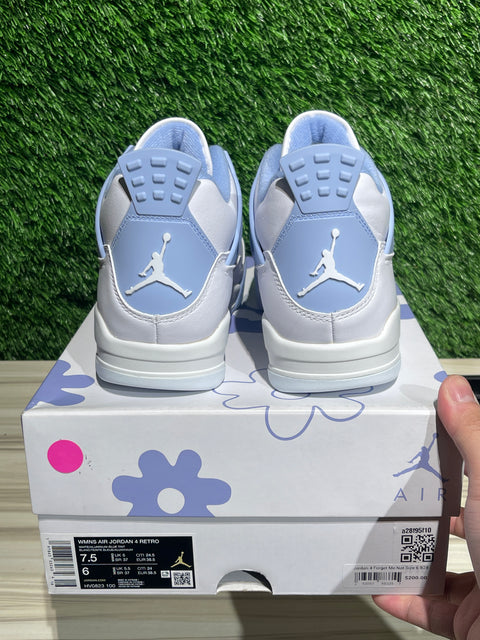 Jordan 4 Retro Forget Me Not (Women's) Sz 6M