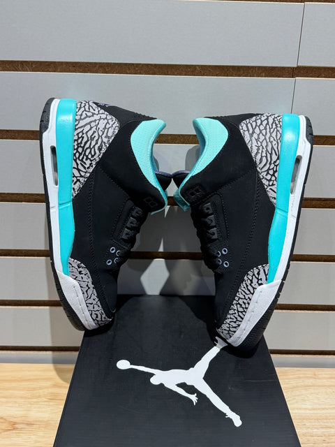 Jordan 3 Retro Bleached Turquoise Mint (GS) Sz 6Y