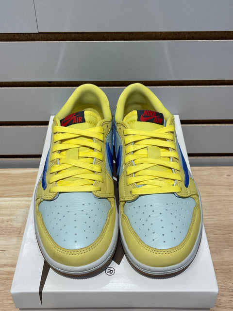 Jordan 1 Retro Low OG SP Travis Scott Canary (Women's) Sz 6.5M