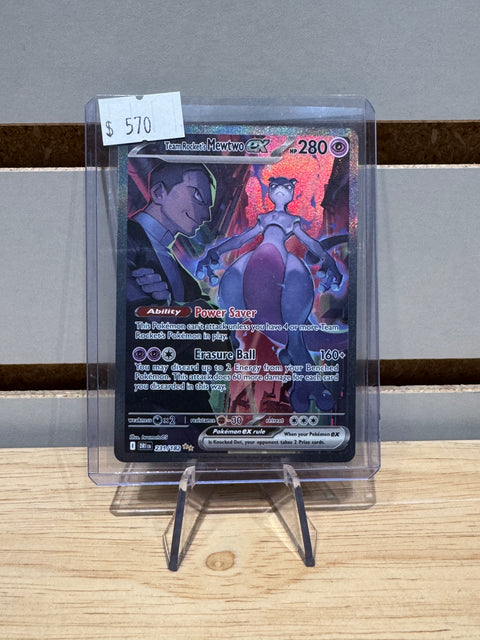 Pokémon Team Rocket's Mewtwo ex - 231/182 - SV10: Destined Rivals (DRI) #231