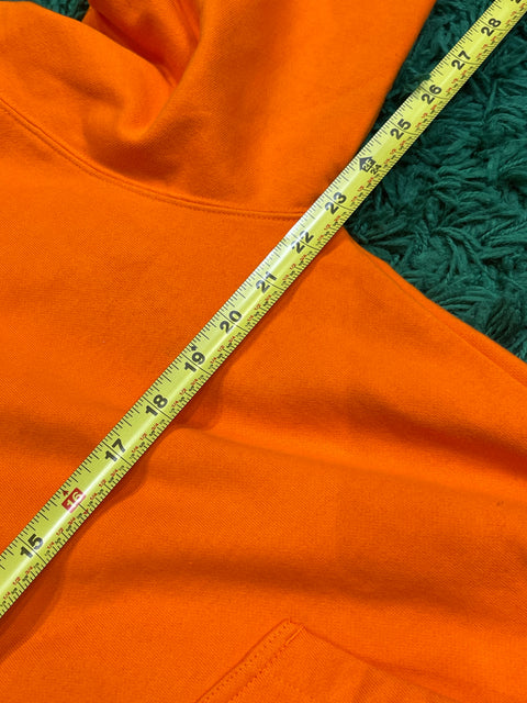 Billionaire Boys Club Hoodie Orange Solar System Astronaut Embroidered Graphic