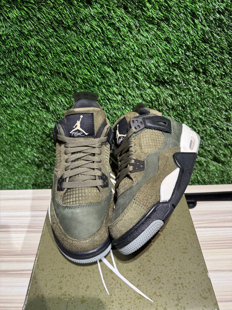 Jordan 4 Retro SE Craft Medium Olive (GS) Sz 5.5Y