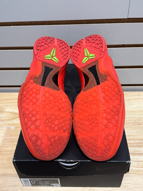 Nike Kobe 6 Protro Reverse Grinch Sz 9.5