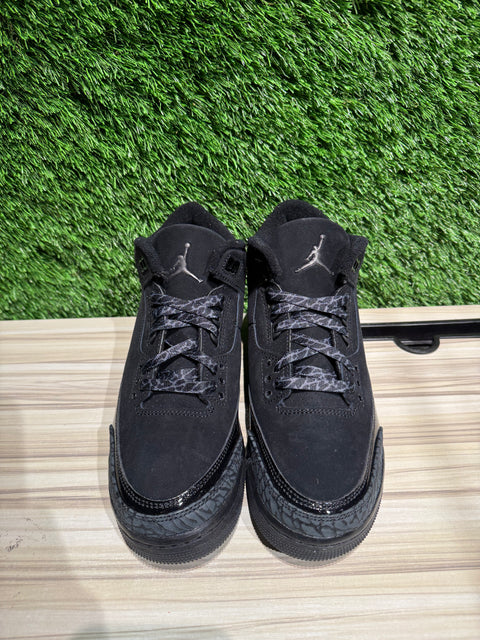 Jordan 3 Retro Black Cat (2025) (GS) Sz 7Y