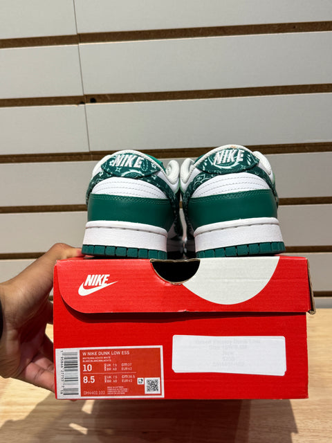 Nike Dunk Low Essential Paisley Pack Green (Women's) Sz 8.5M