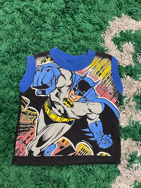 Vintage Kids Batman 1991 Gotham City Sleeveless Shirt