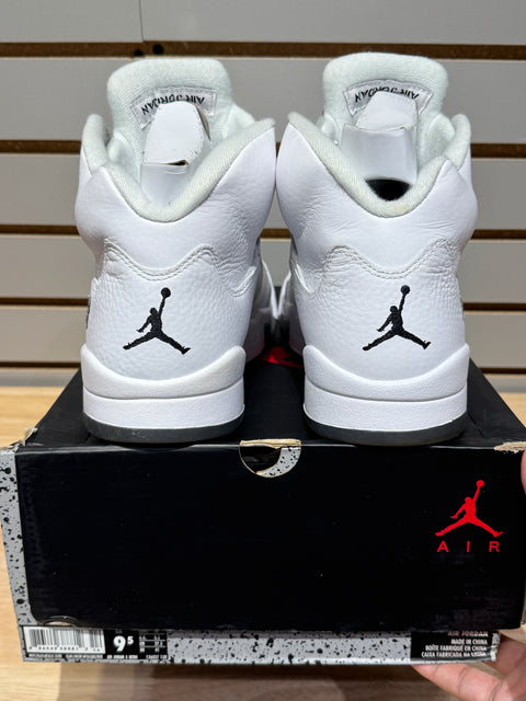 Jordan 5 Retro Metallic White (2015) Sz 9.5