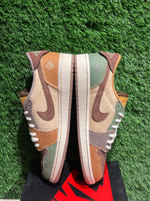 Jordan 1 Retro Low OG Zion Williamson Voodoo Sz 10M