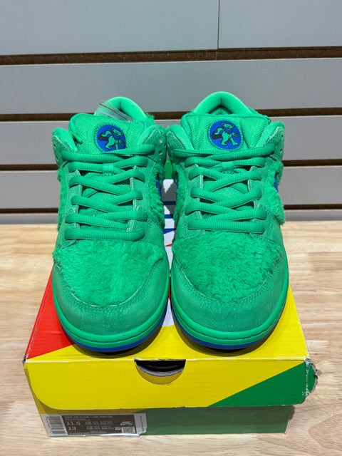 Nike SB Dunk Low Grateful Dead Bears Green Sz 11.5
