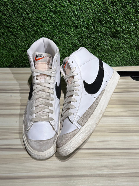 Nike Blazer Mid 77 Vintage White Black Sz 11M