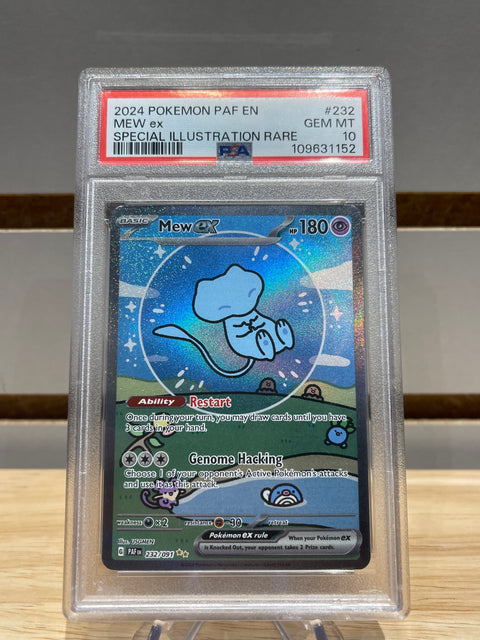 Mew ex - 232/091 - Pokemon SV: Paldean Fates (PAF) PSA GEM MT 10