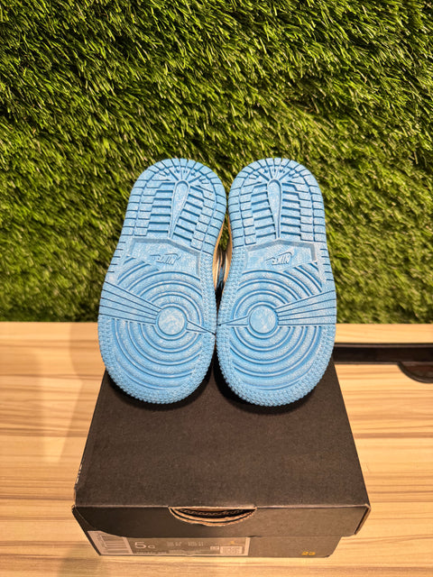 Jordan 1 Retro High OG UNC Reimagined (TD) Sz 5c