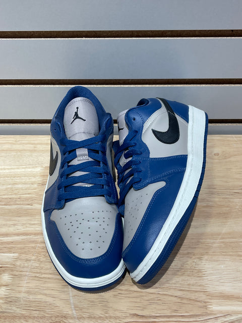Jordan 1 Low French Blue College Grey (Women's) Sz 9.5