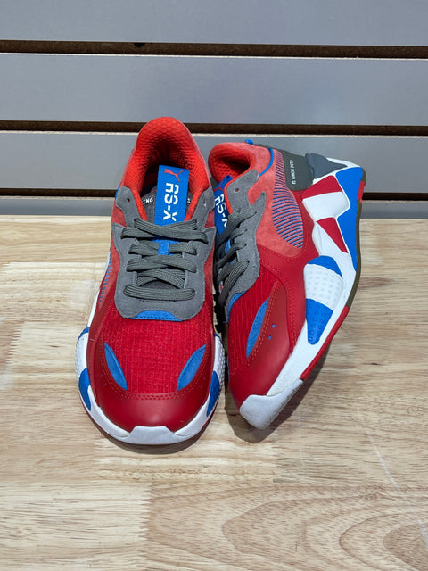 Puma RS-X Retro Red Grey Indigo Sz 9