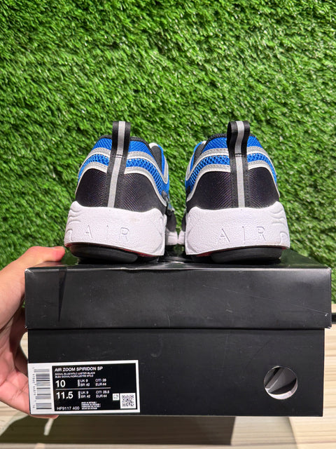 Nike Air Zoom Spiridon SP Signal Blue Sz 10M