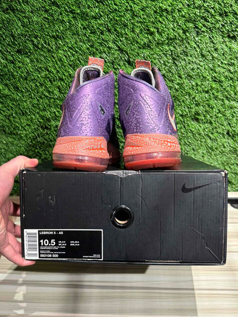 Nike LeBron X All-Star Area 72 Sz 10.5..