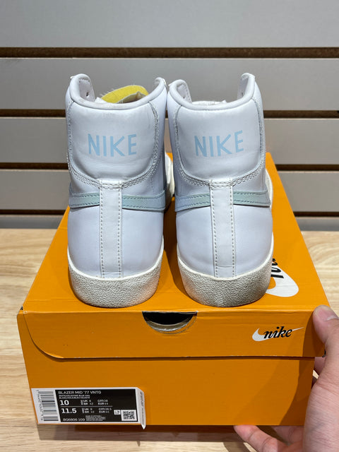 Nike Blazer Mid 77 White Celestine Blue Sz 10