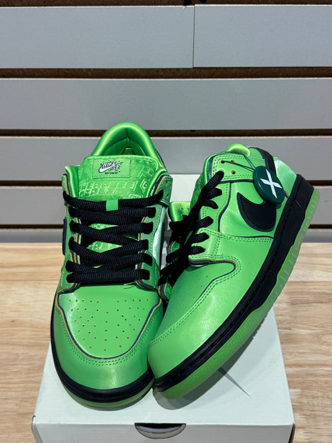 Nike SB Dunk Low The Powerpuff Girls Buttercup Sz 9