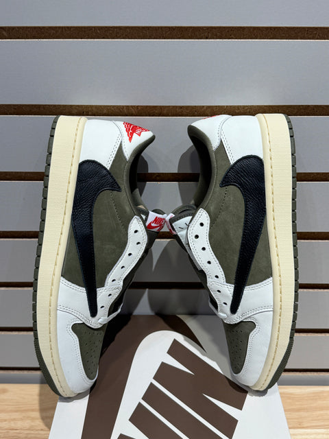 Jordan 1 Retro Low OG SP Travis Scott Medium Olive Sz 9.5