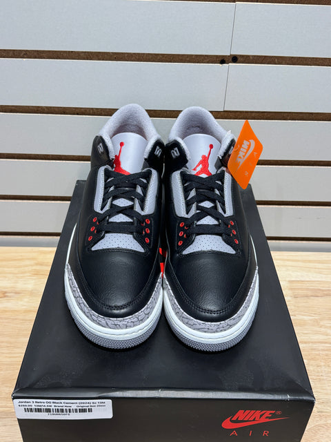 Jordan 3 Retro OG Black Cement (2024) Sz 13M