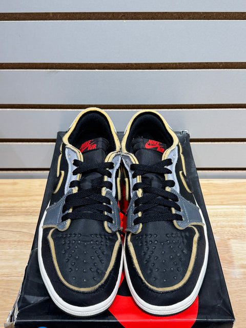 Jordan 1 Low OG EX Black Smoke Grey Sz 9.5