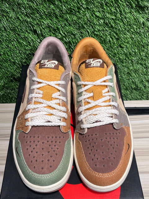 Jordan 1 Retro Low OG Zion Williamson Voodoo Sz 10M