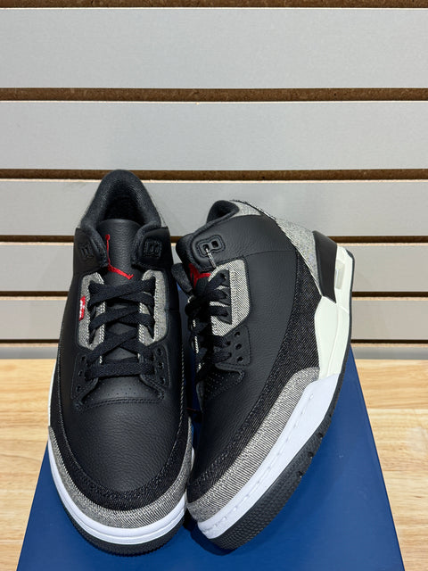 Jordan 3 Retro Levi’s Black Sz 11