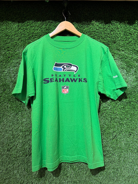 Action Green Reebok Classic Seattle Seahawks Tee Sz S