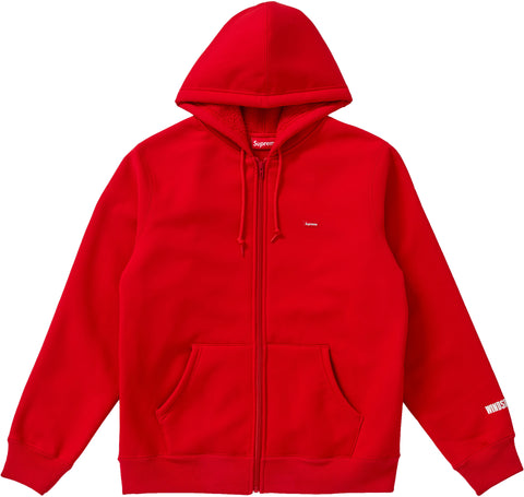 Supreme WINDSTOPPER Zip Up Hooded Sweatshirt Red
