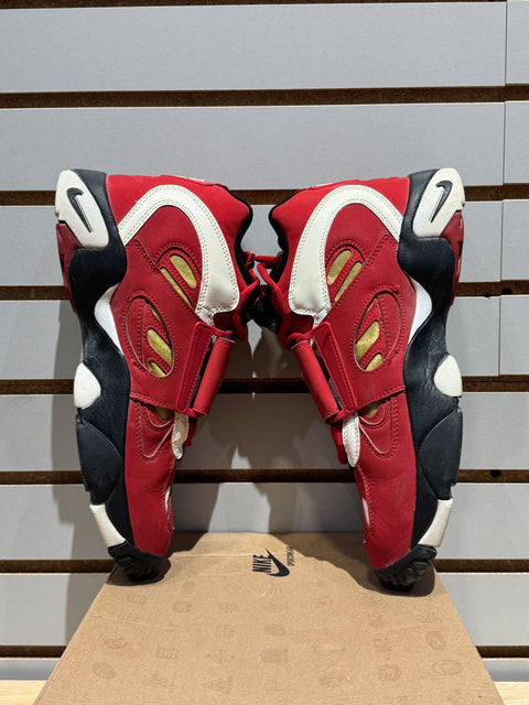 Nike Air Diamond Turf II Red Gold (2012) Sz 9.5