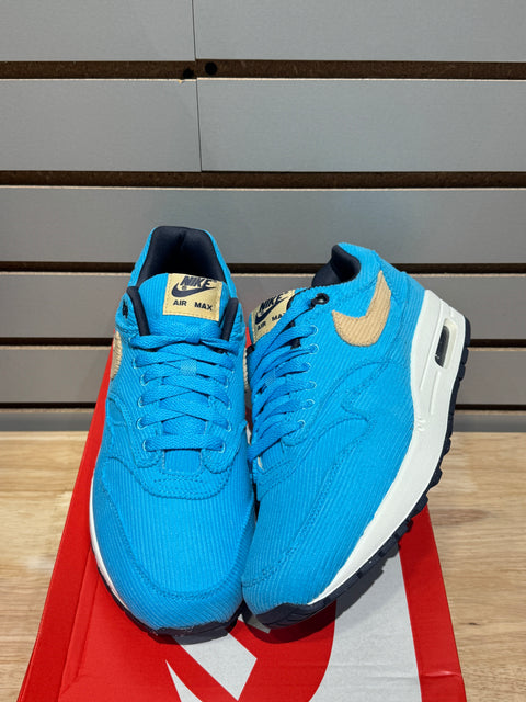 Nike Air Max 1 Corduroy Baltic Blue Sz 8.5