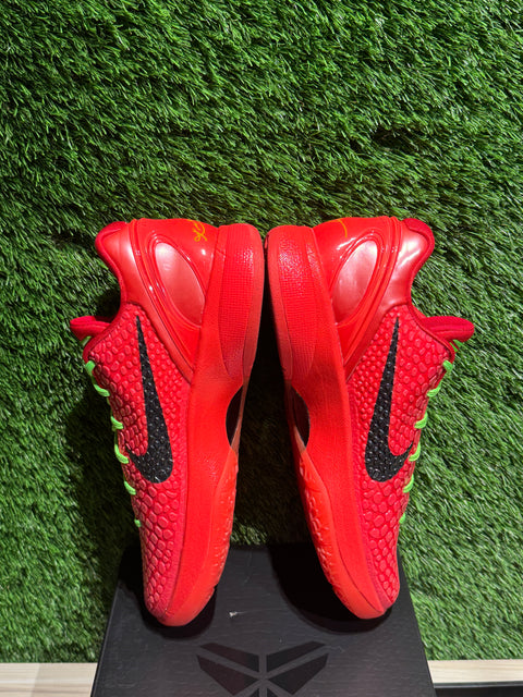 Nike Kobe 6 Protro Reverse Grinch Sz 9.5