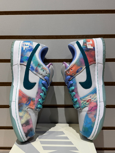 Nike SB Dunk Low Futura Laboratories Bleached Aqua Sz 9