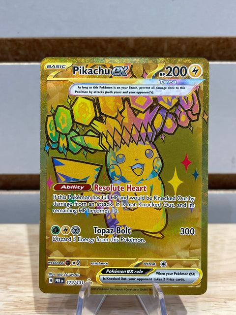Pikachu ex - 179/131 - Pokemon SV: Prismatic Evolutions (PRE)