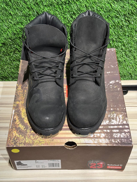 Timberland 6" Boot Supreme Black Sz 7M