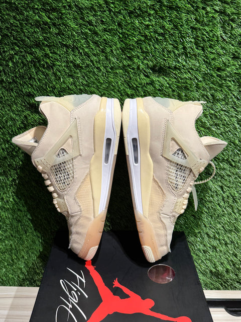 Jordan 4 Retro Off-White Sail (Women's) Sz 9.5M/11W