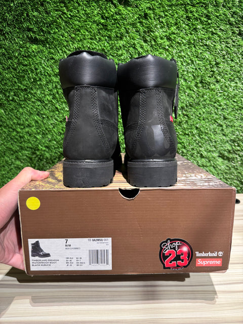 Timberland 6" Boot Supreme Black Sz 7M