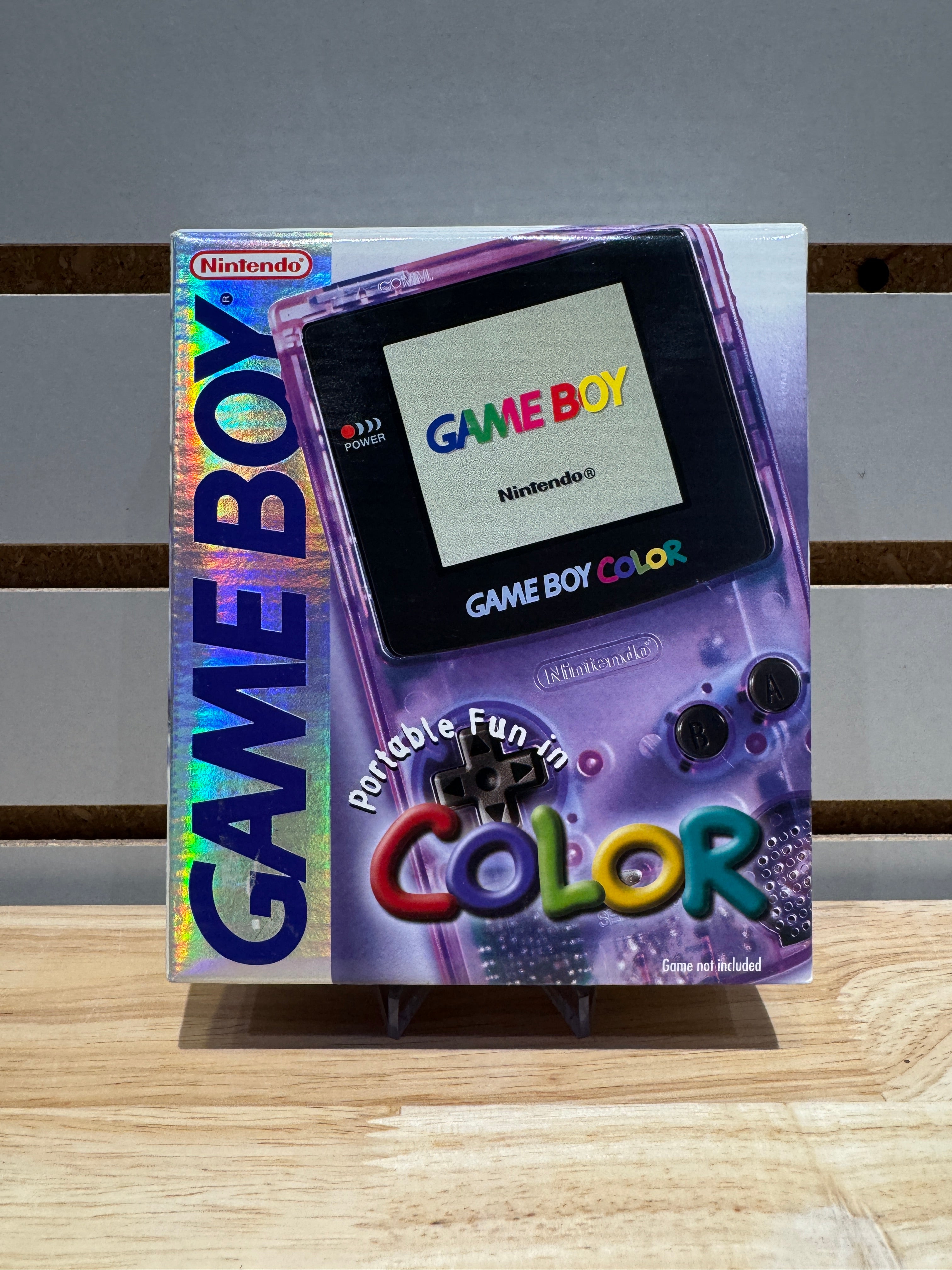 Vintage 1998 Nintendo Game Boy Color GBC Atomic Purple CIB – Sneak