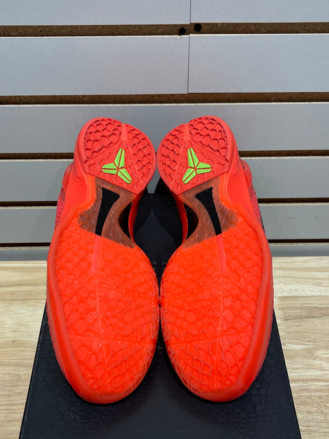Nike Kobe 6 Protro Reverse Grinch Sz 8.5