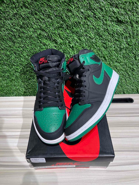 Jordan 1 Retro High Pine Green Black Sz 8.5