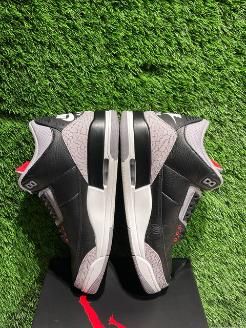 Jordan 3 Retro OG Black Cement (2024) Sz 8.5M
