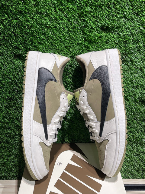 Jordan 1 Retro Low Golf Travis Scott Neutral Olive Sz 11M