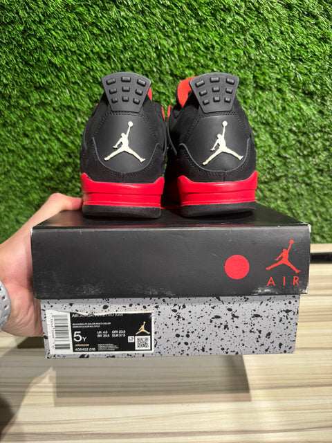 Jordan 4 Retro Red Thunder (GS) Sz 5Y