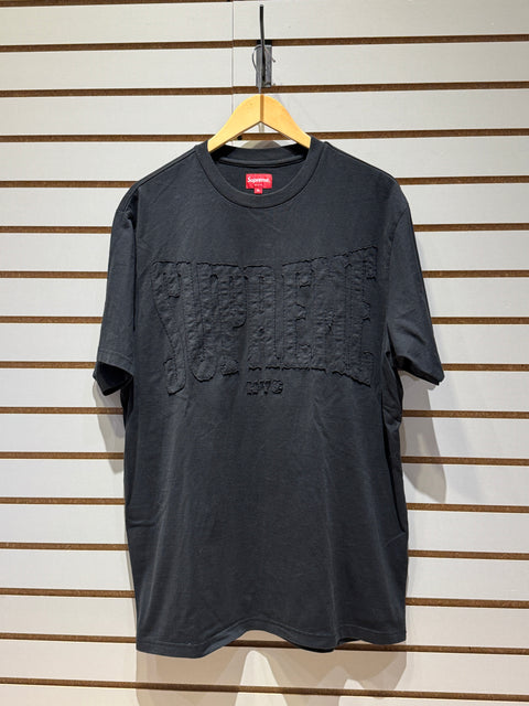 Supreme Cutout Logo S/S Top Black (FW20) Sz XL